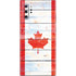 Canada Flag Light Wood Galaxy Note 10 Plus Skin